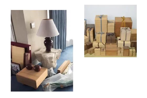 品物で橋渡し