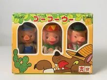 三匹のこぶた ソフビ人形