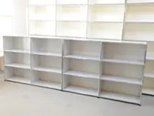 USMハラ―　収納棚　ライトグレー